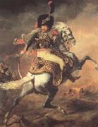 Theodore Gericault Chasseur of the Imperial Guard,Charging (mk10) oil painting reproduction